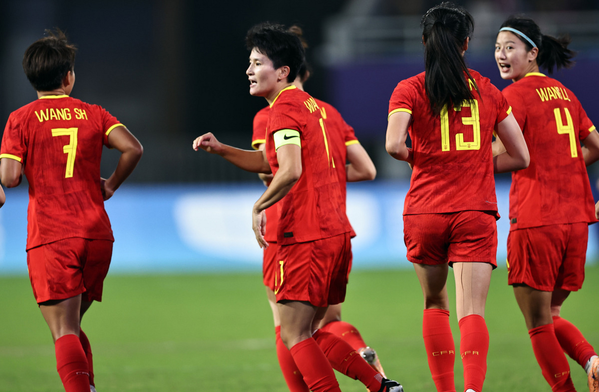 中国女足备战世界杯，备战备战状态