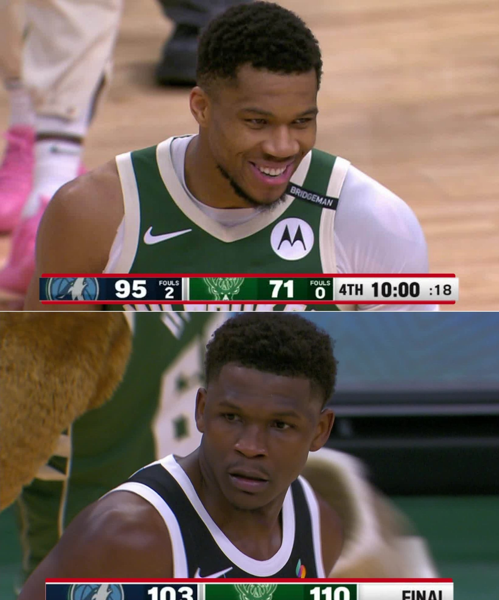 雄鹿胜马刺，继续取得胜利